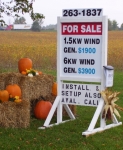 Wind Generator Sign