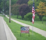 Kiwanis Flag Project Sign